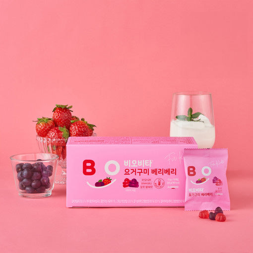 BIOVITA Yogurt Gummy 15 Pouches BerryBerry Flavor