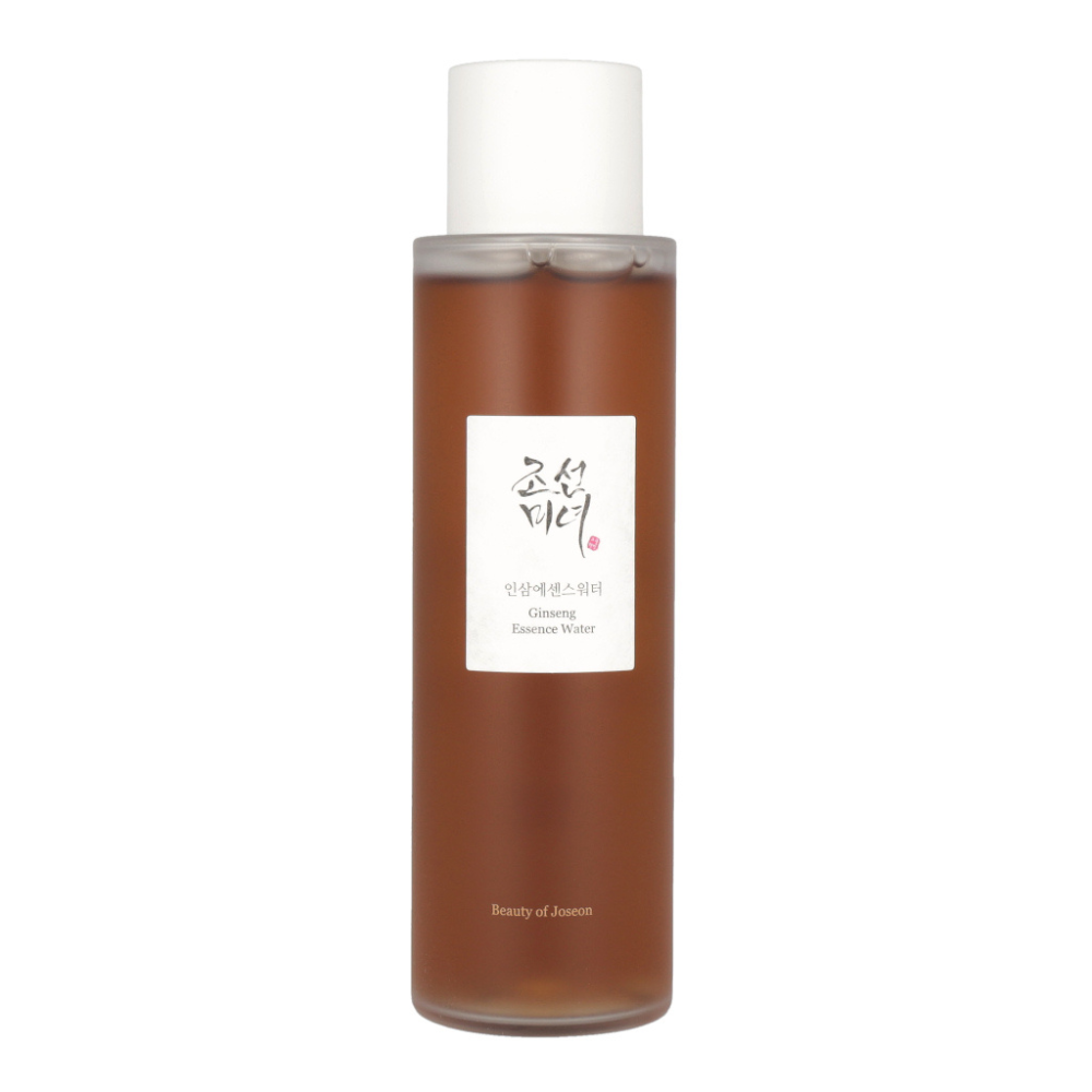Rose water toner by The Face Shop, paired with Beauty of Joseon Ginseng Essence Water 150ml.