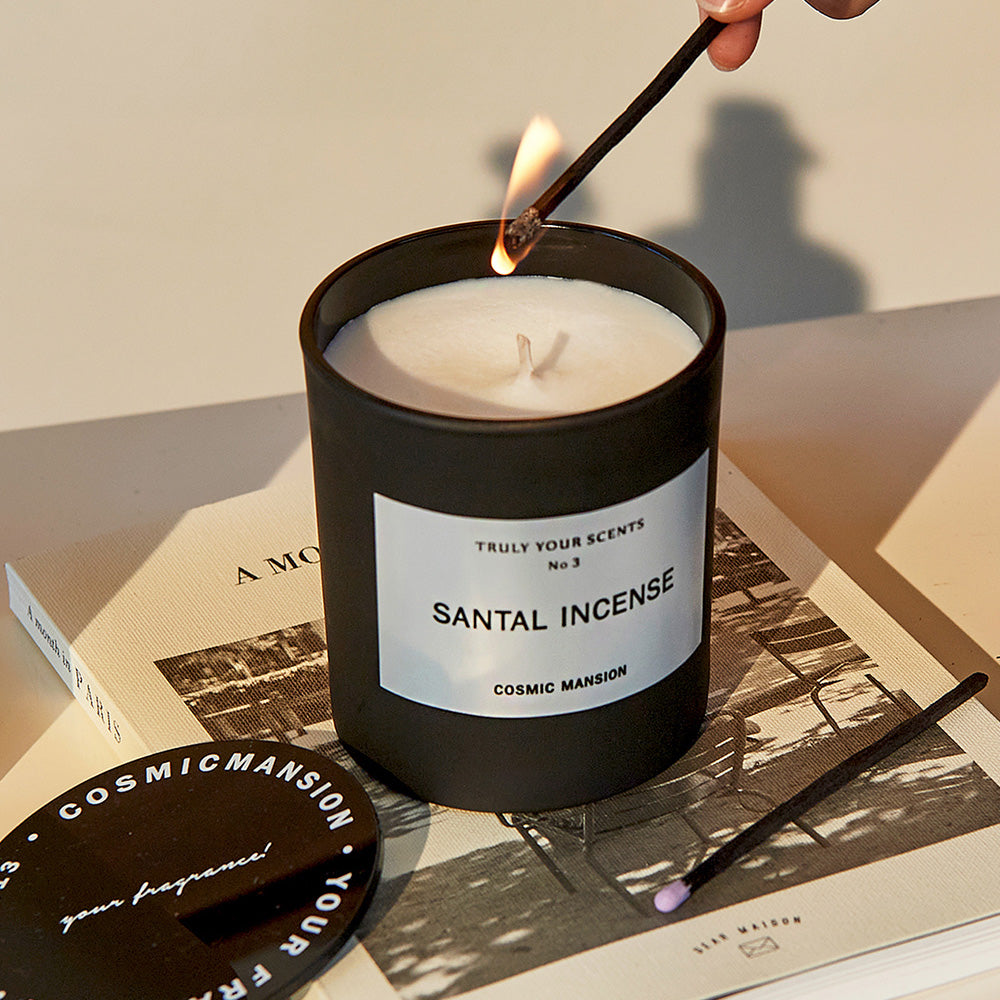 COSMIC MANSION Candle #LINEN & MUSK 180g / 250g