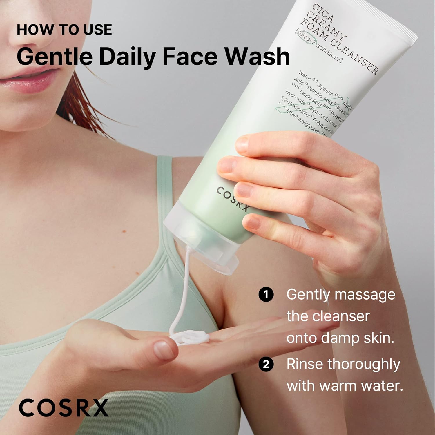 COSRX Pure Fit Cica Creamy Foam Cleanser 150ml * 2ea