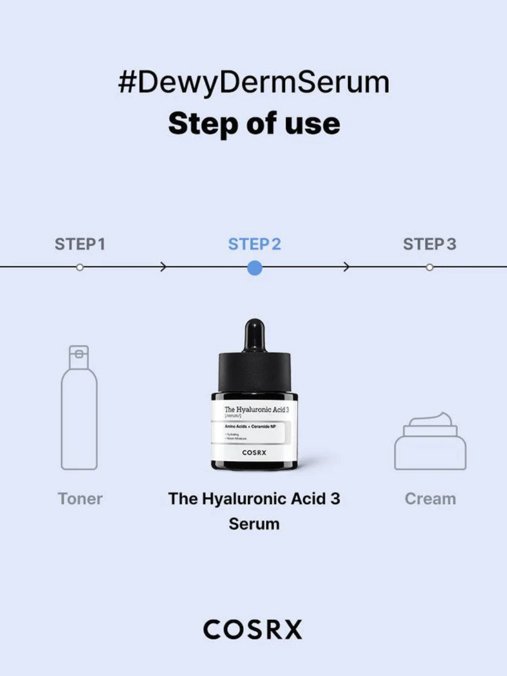 COSRX The Hyaluronic Acid 3 Serum 20ml