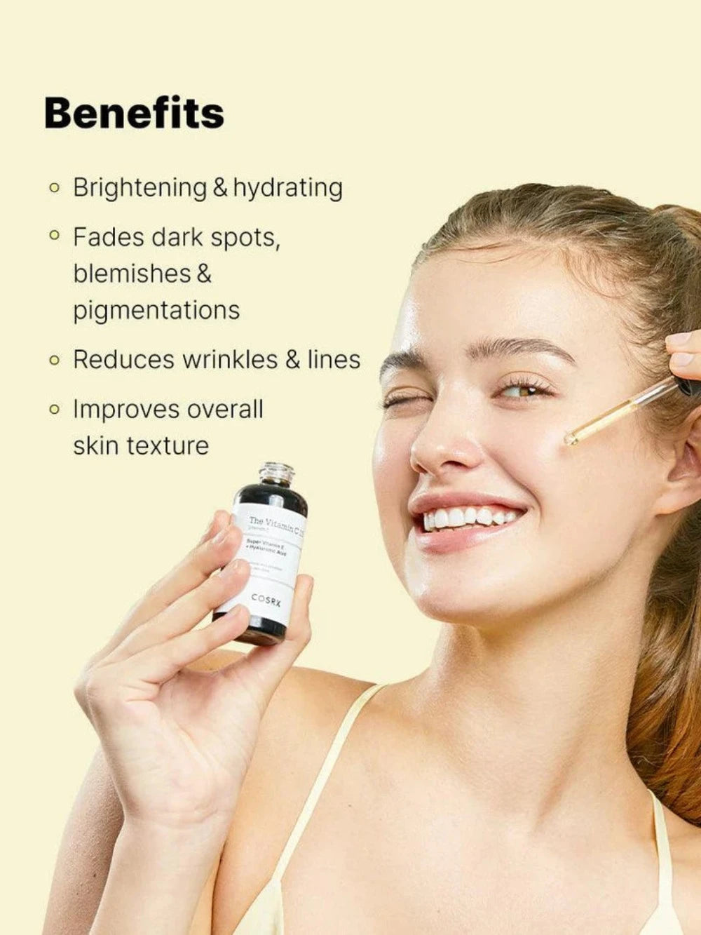 It show the Benefit using The Vitamin C 13 Serum