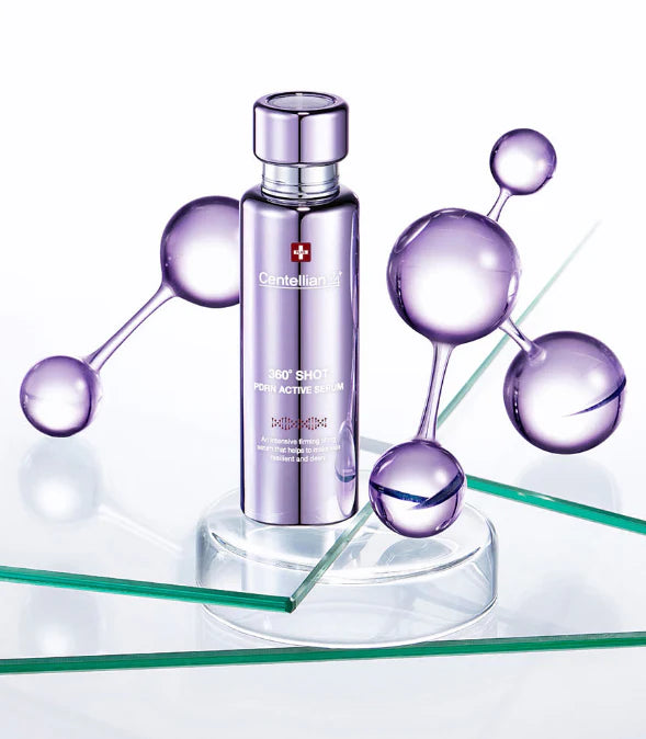 50ml Centellian24 360° Shot PDRN Active Serum: white bottle, blue label, silver cap.