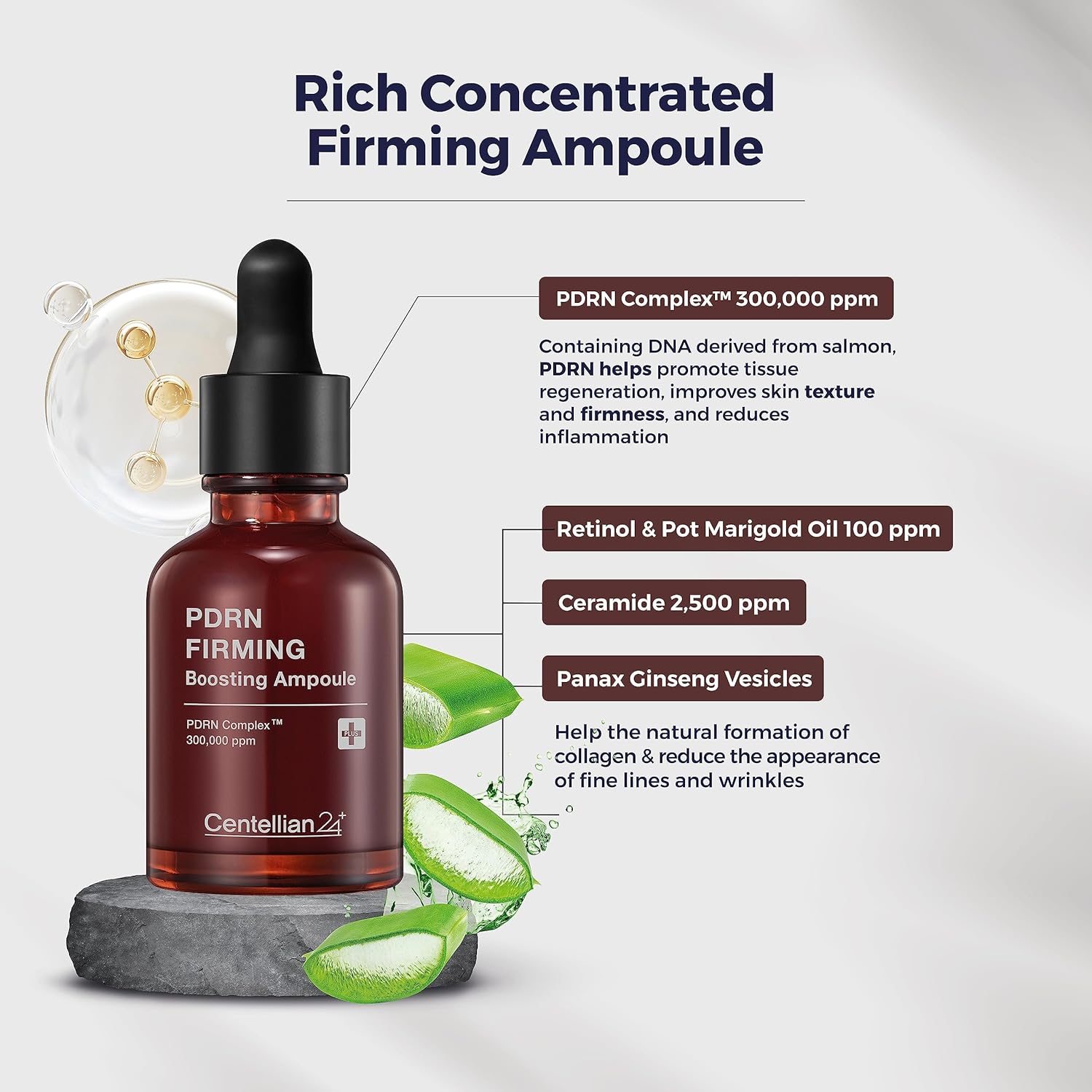 Centellian24 PDRN Firming Boosting Ampoule 30ml - a skin-firming serum for hydration and rejuvenation.