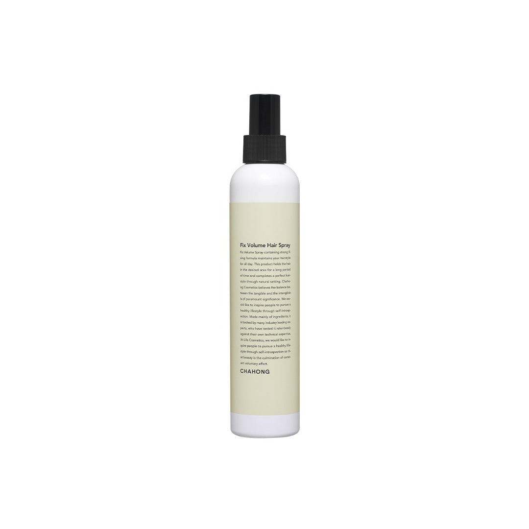 The Chahong Fix Volume Spray is a styling product designed to add volume, texture, and hold to your hair