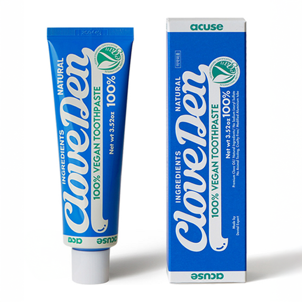 CloveDen Natural Original 100% Vegan Toothpaste 100g