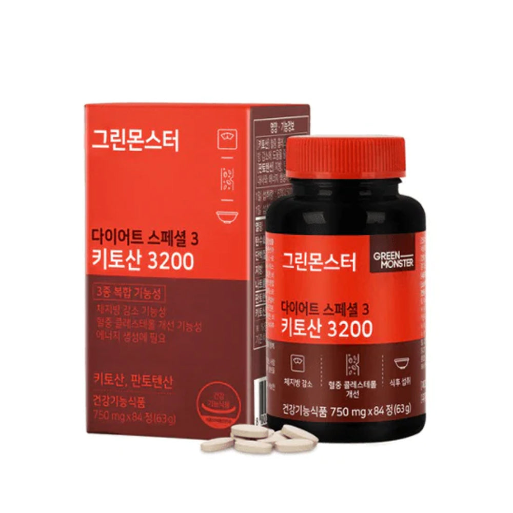 GREEN MONSTER Diet Special 3 Chitosan 3200 (750mg*84ea) - DODOSKIN