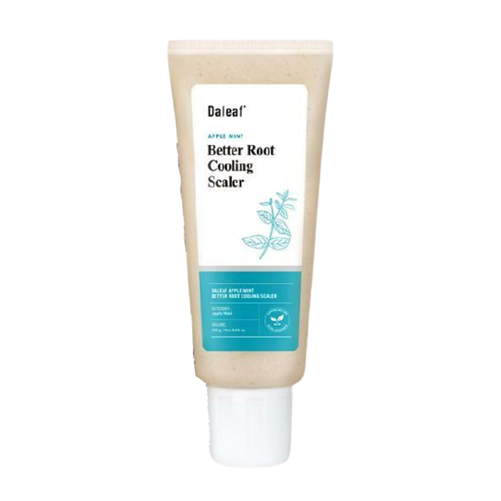 Daleaf Apple Mint Better Root Cooling Scaler 250g is a refreshing scalp treatment designed to cleanse and invigorate the scalp