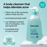 Derma-B AC Control Body Wash, 420ml, helps manage acne while delivering a refreshing and gentle cleansing experience.