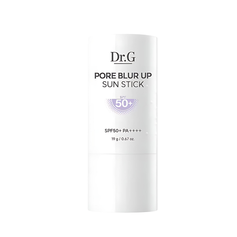 Dr.G Pore Blur Up Sun Stick SPF50+ PA++++ 19g - A 19g sun stick with SPF50+ and PA++++ for pore-blurring protection.