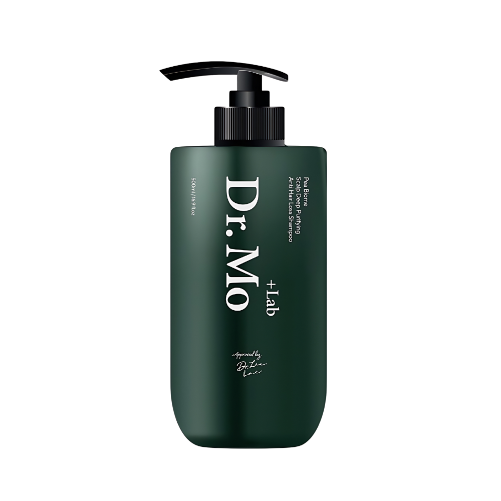 Hair loss shampoo by Dr.LeE Dr.Molab with Pea Biome for deep scalp purification.
