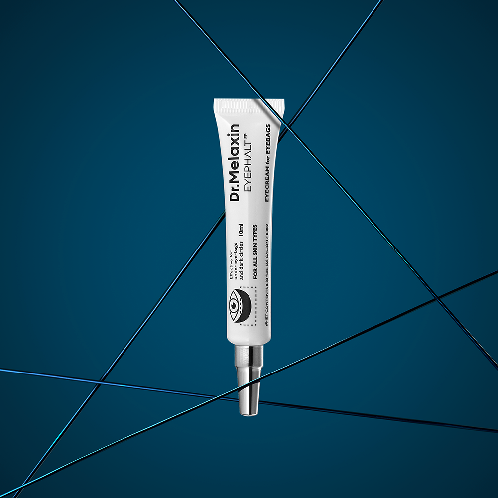 Dr. Melaxin Eyephalt Eyecream, 10ml, effective for reducing eyebags and revitalizing the under-eye skin.