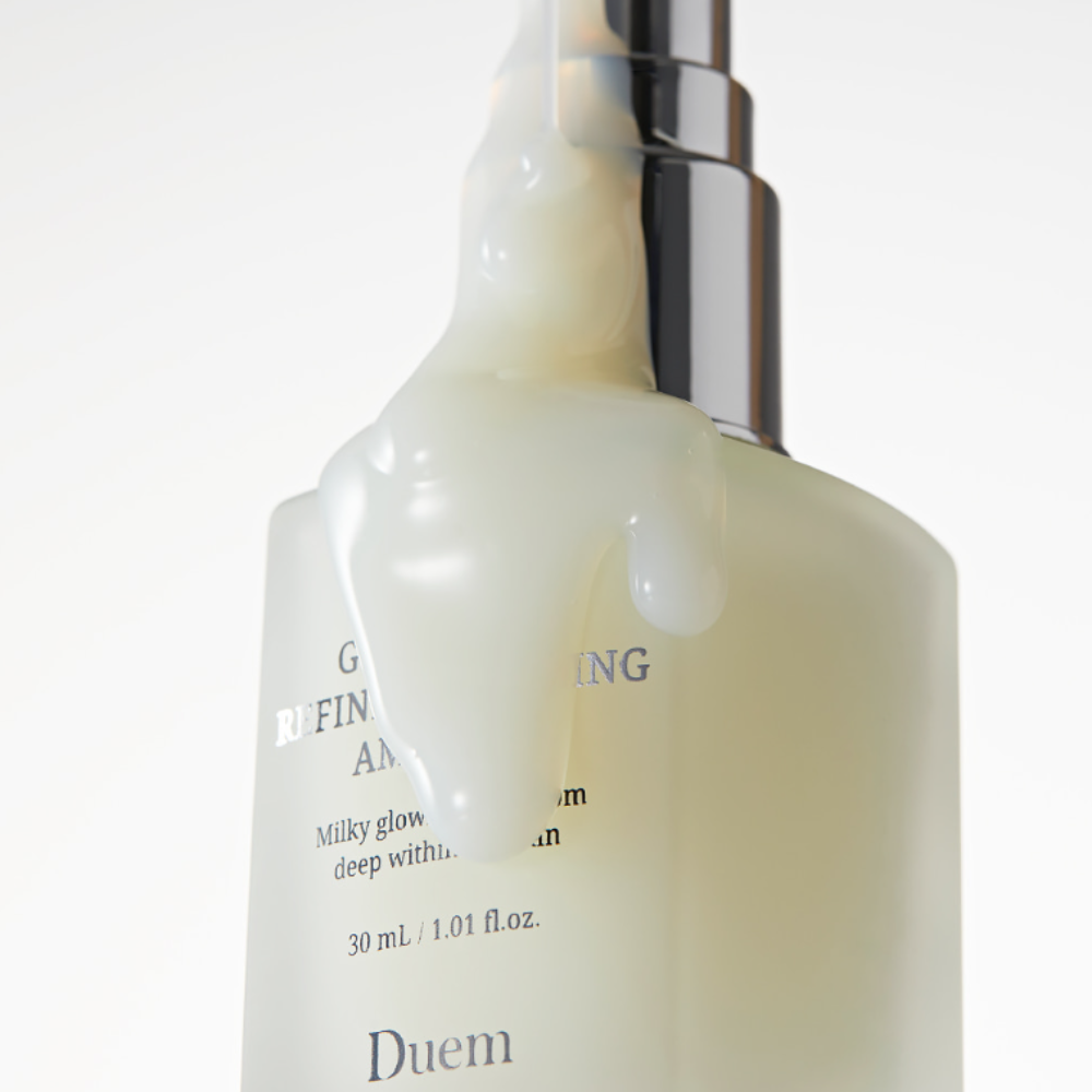 30ml Duem Glow Shot Refine Whitening Ampoule, a brightening serum aimed at improving skin tone and radiance.