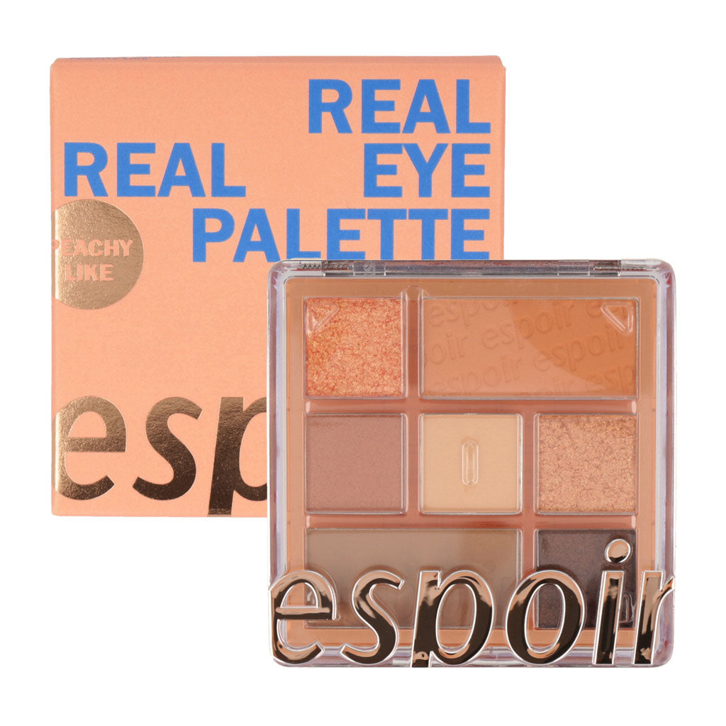 The Espoir Real Eye Palette is a versatile eyeshadow palette designed to provide a range of looks from subtle to dramatic.