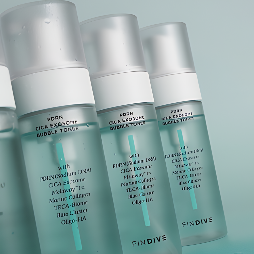 FINDIVE PDRN Cica Exosome Bubble Toner 150ml