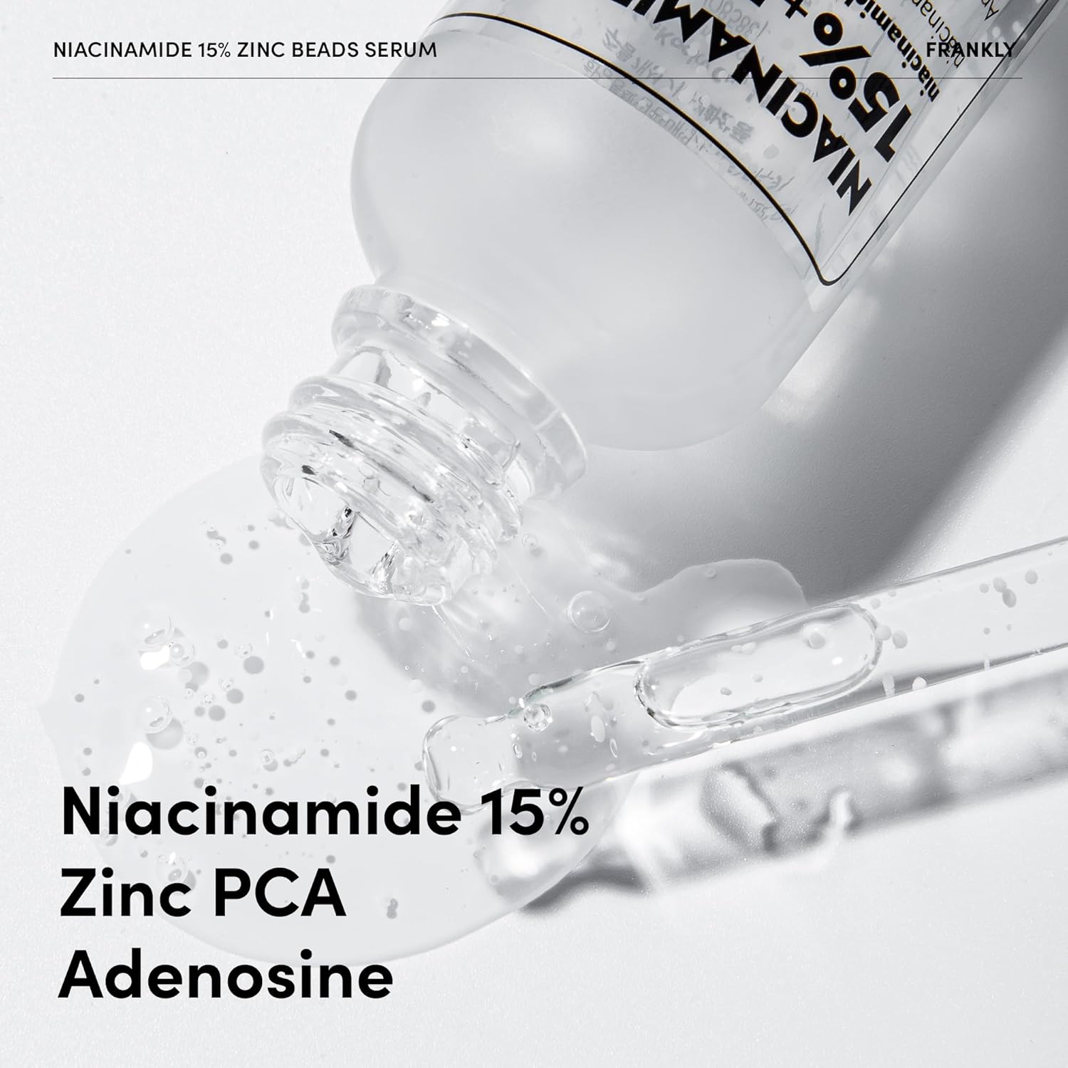 FRANKLY Niacinamide 15% Zinc Beads Serum 30ml