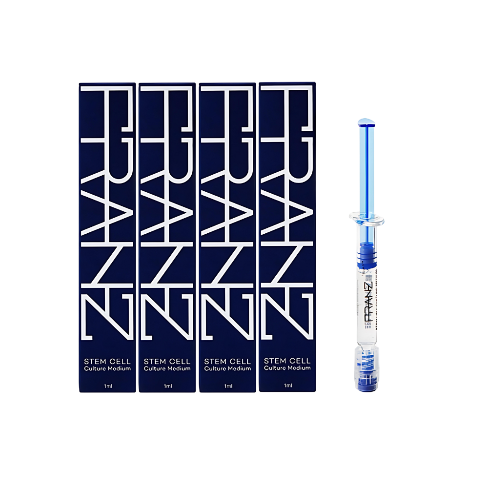 FRANZ Stem Cell Culture Medium in 1ml ampoules, 30% concentration, packaged in sets of four for laboratory use.