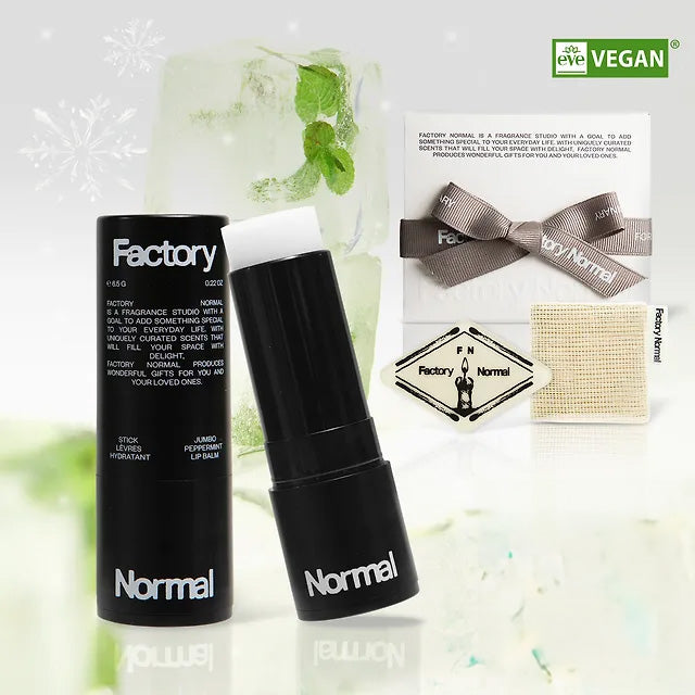 [Gift Packaging] Factory Normal Vegan Jumbo Lip Balm Gift Set (+ Free Hand Mirror, Lip Towel)