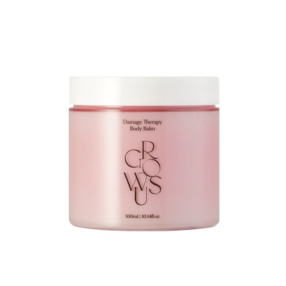 The GROWUS Damage Therapy Body Balm 300ml is a rich, nourishing body balm designed to repair and rejuvenate damaged or dry skin