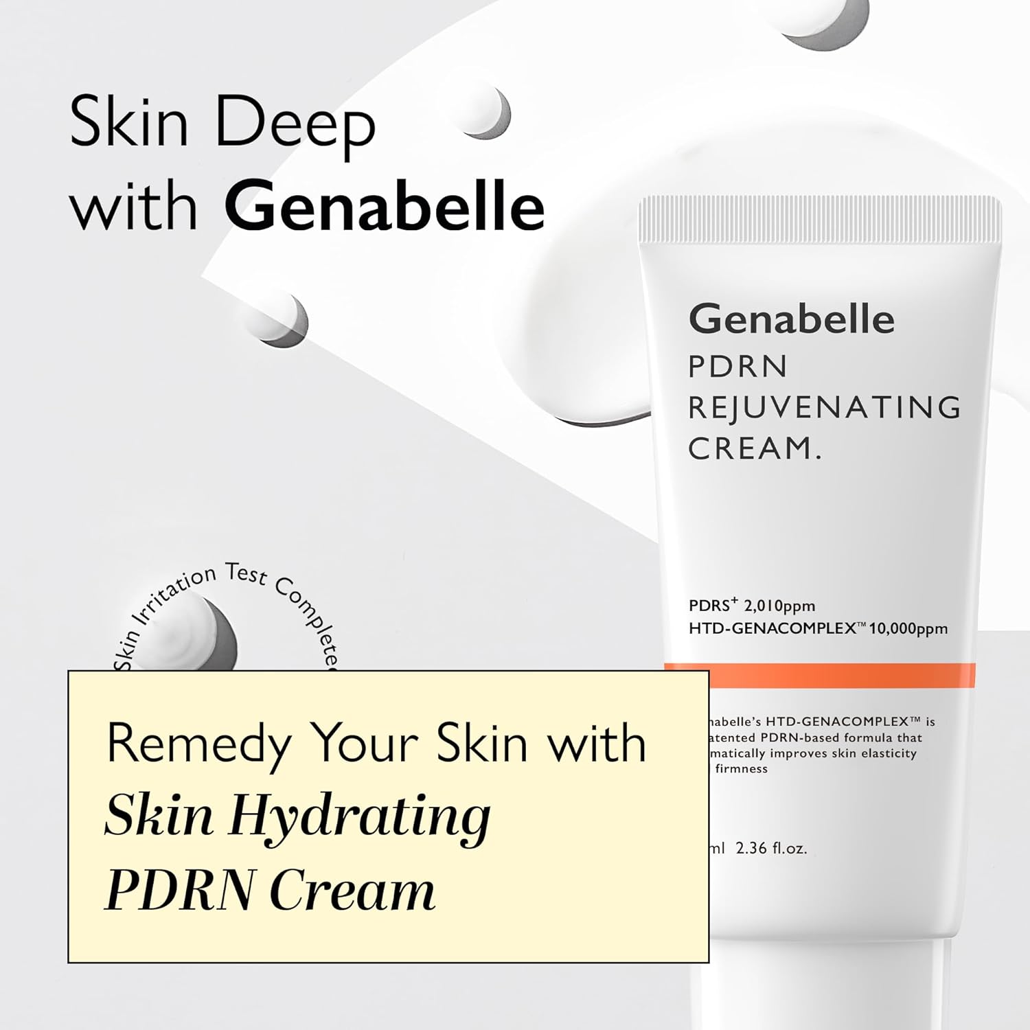  Genabelle PDRN Rejuvenating Cream 70ml - a powerful skincare product for youthful skin.