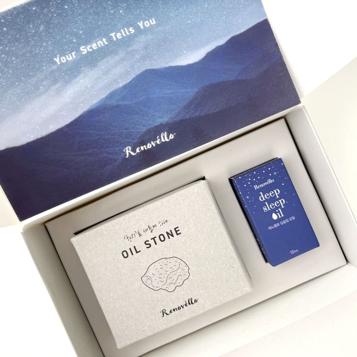 [Gift Packaging] Renovello Deep Sleep Oil Stone Set