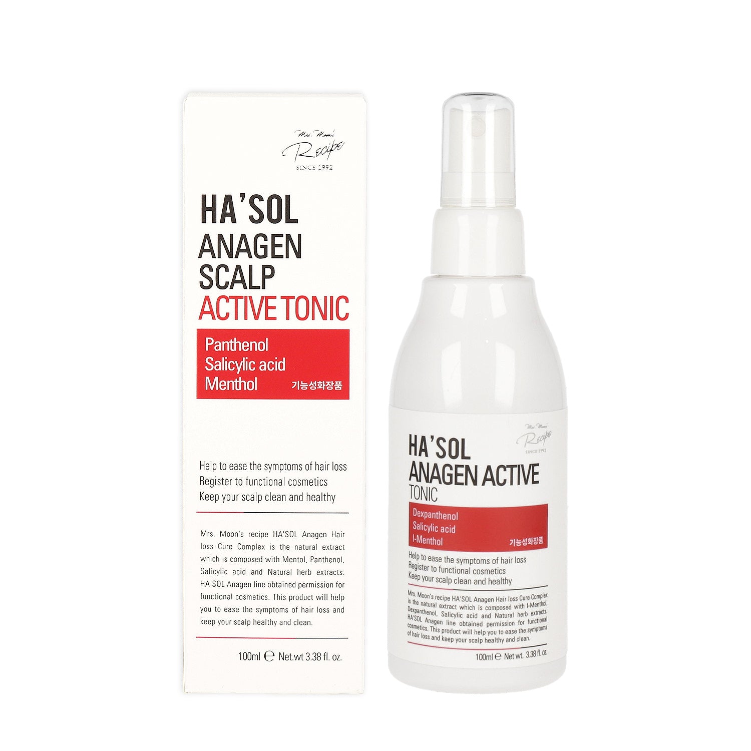 HA'SOL Anagen Scalp Tonic 100ml: Say goodbye to hair loss and keep your scalp healthy with this tonic.