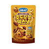 Savor the crunchy goodness of HBAF Walnut Gangjeong Mixnut. This pack contains 20 individual 20g sachets of mixed nuts, featuring walnuts coated in a traditional Korean gangjeong glaze—a sweet, crispy coating made from rice syrup. 