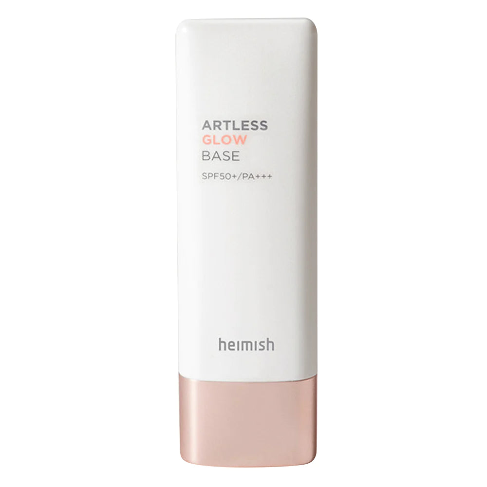 The HEIMISH Artless Glow Base SPF50+ PA+++ is a multifunctional skincare product designed to provide sun protection while delivering a radiant, glowing finish.