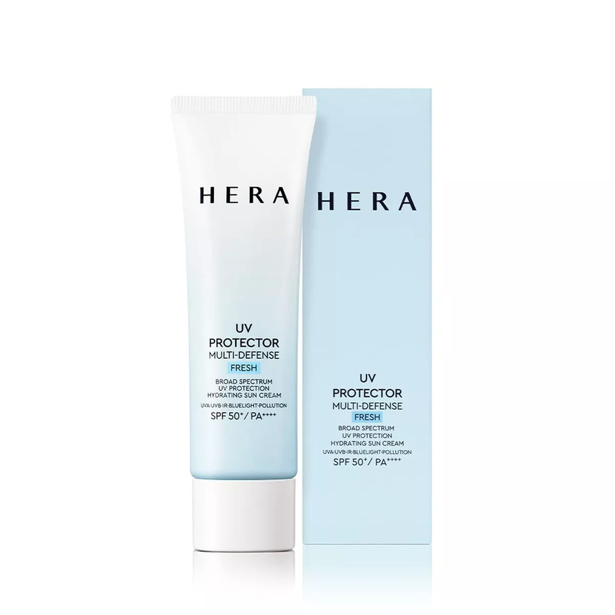 HERA UV Protector Multi-Defense Fresh 50ml SPF50+ PA++++ offers powerful sun protection and a refreshing feel for your skin.