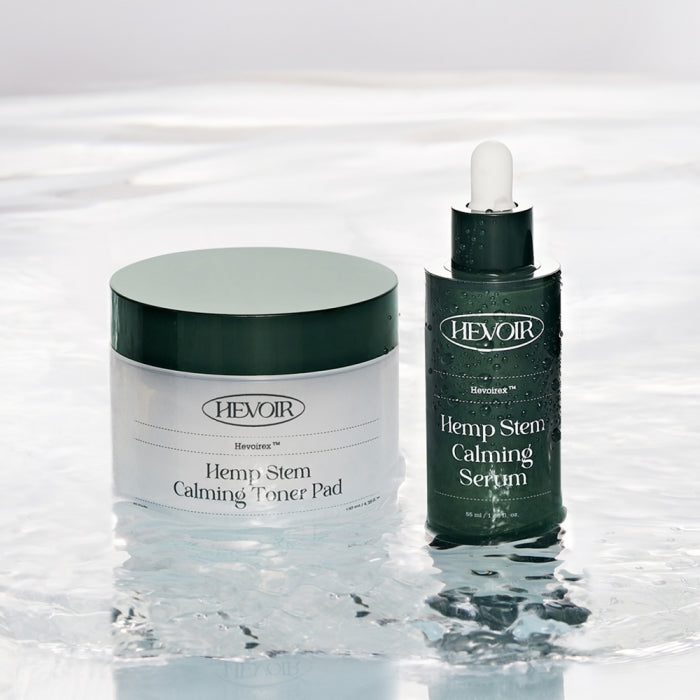 HEVOIR Hebwa Secret Hemp Stem Skincare Collection: Consists of 3 varieties for a holistic hemp stem skincare approach.