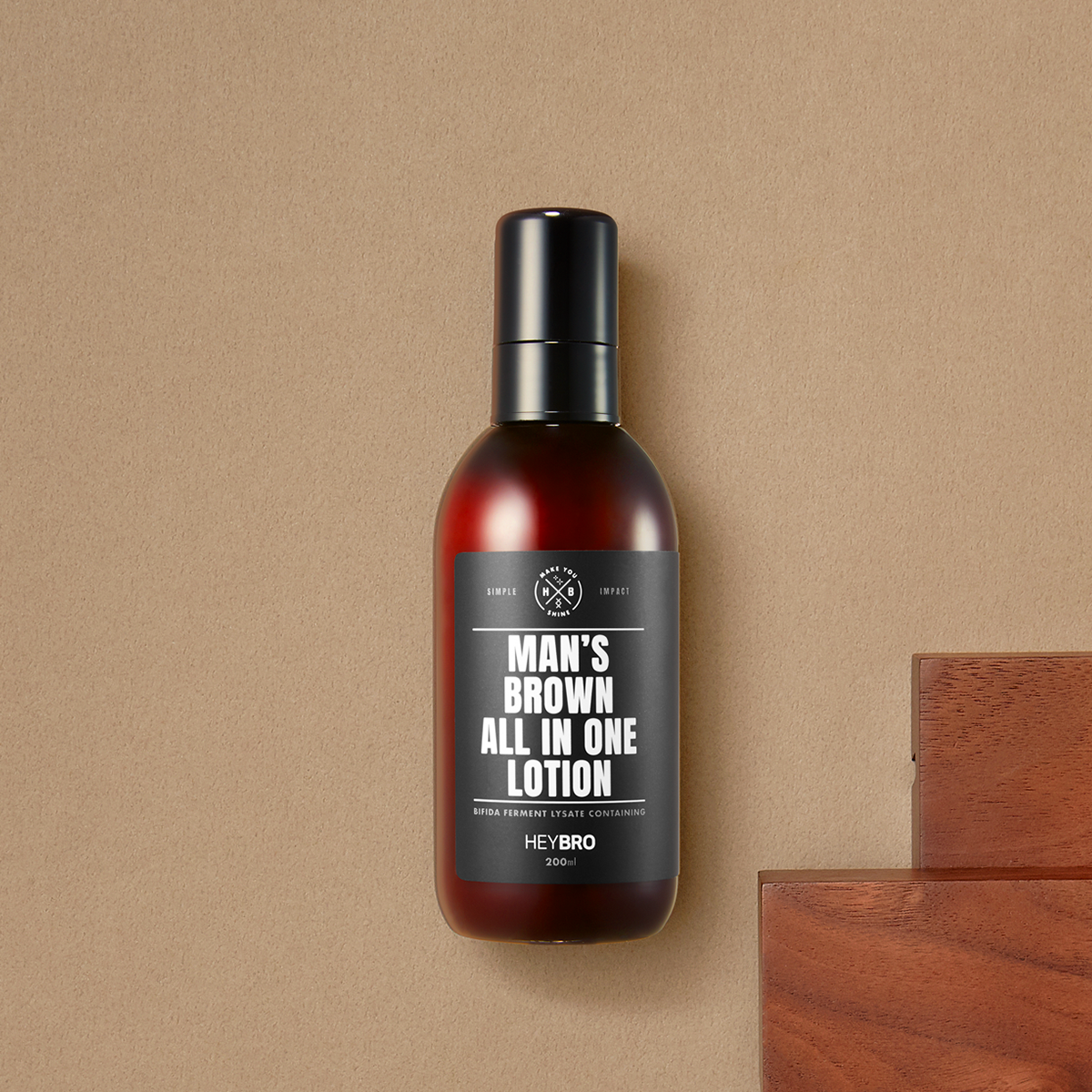 HEYBRO Man's Brown All In One Lotion 200ml