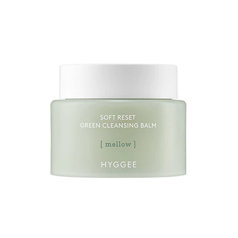  HYGGEE Soft Reset Green Cleansing Balm 100ml Product Description:  HYGGEE Soft Reset Green Cleansing Balm is a gentle and effective cleansing balm designed to remove makeup, impurities, and excess oil from the skin. 