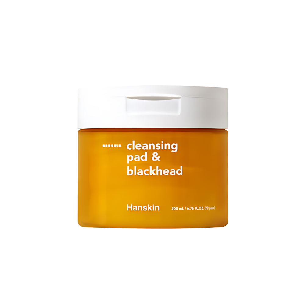 anskin Cleansing Pad pack with 70 sheets, 200ml, perfect for removing blackheads and cleansing your skin effortlessly.