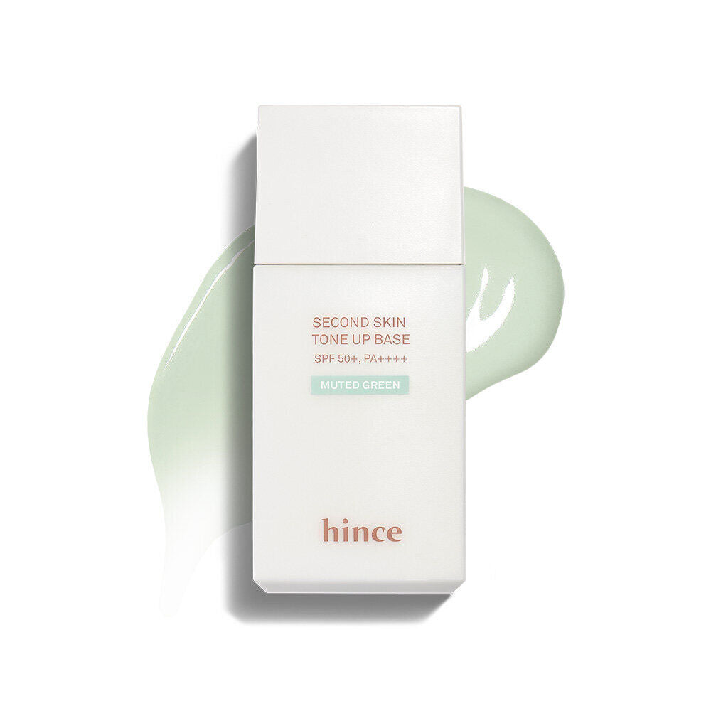 Hince Second Skin Tone Up Base 35ml shade of MUTED GREEN