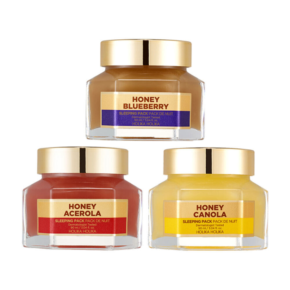 Holika Holika Honey Sleeping Pack 90ml #acerola #BlueBerry #Canola