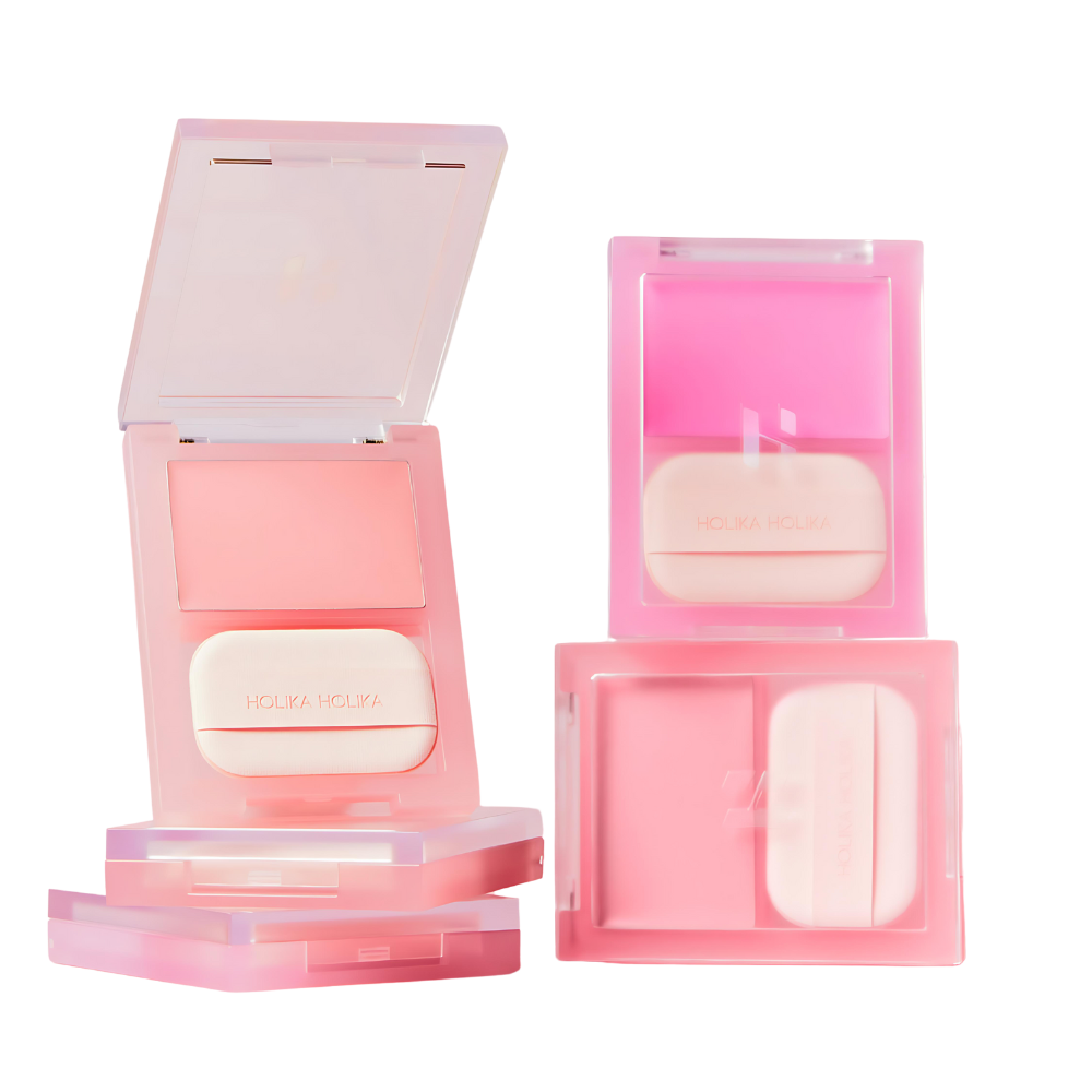 Holika Holika Tinted Milk Cream Blush 5g in a compact container.