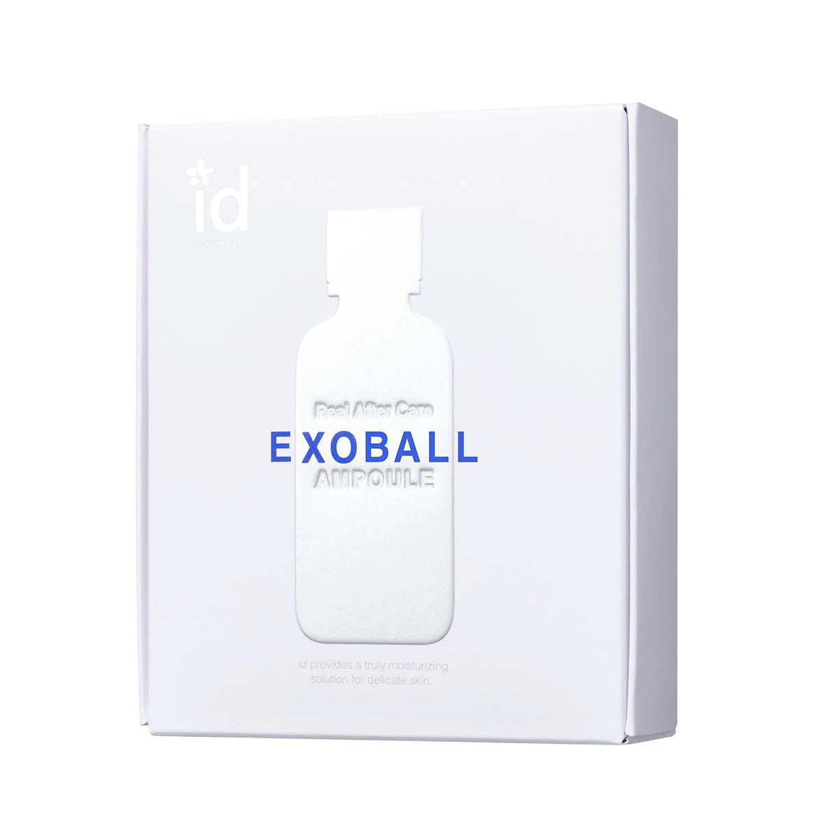 ID Real After Care Exoplus Ampoule, 30ml, designed for effective skin treatment, showcased in a contemporary bottle design.