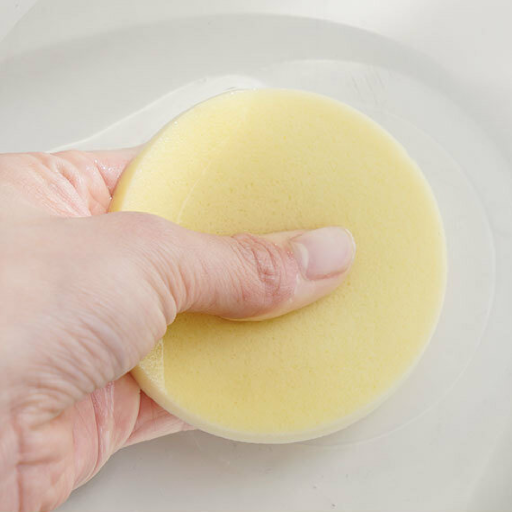 A soft sponge designed for cleansing, providing a gentle touch for a refreshing skincare experience. Great for daily use!