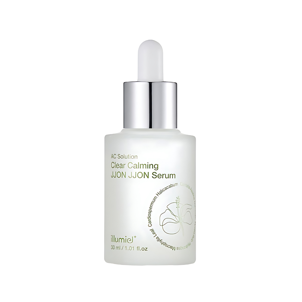 ILLUMIEL AC Solution Clear Calming JJON JJON Serum 30ml bottle with soothing properties for skin care.