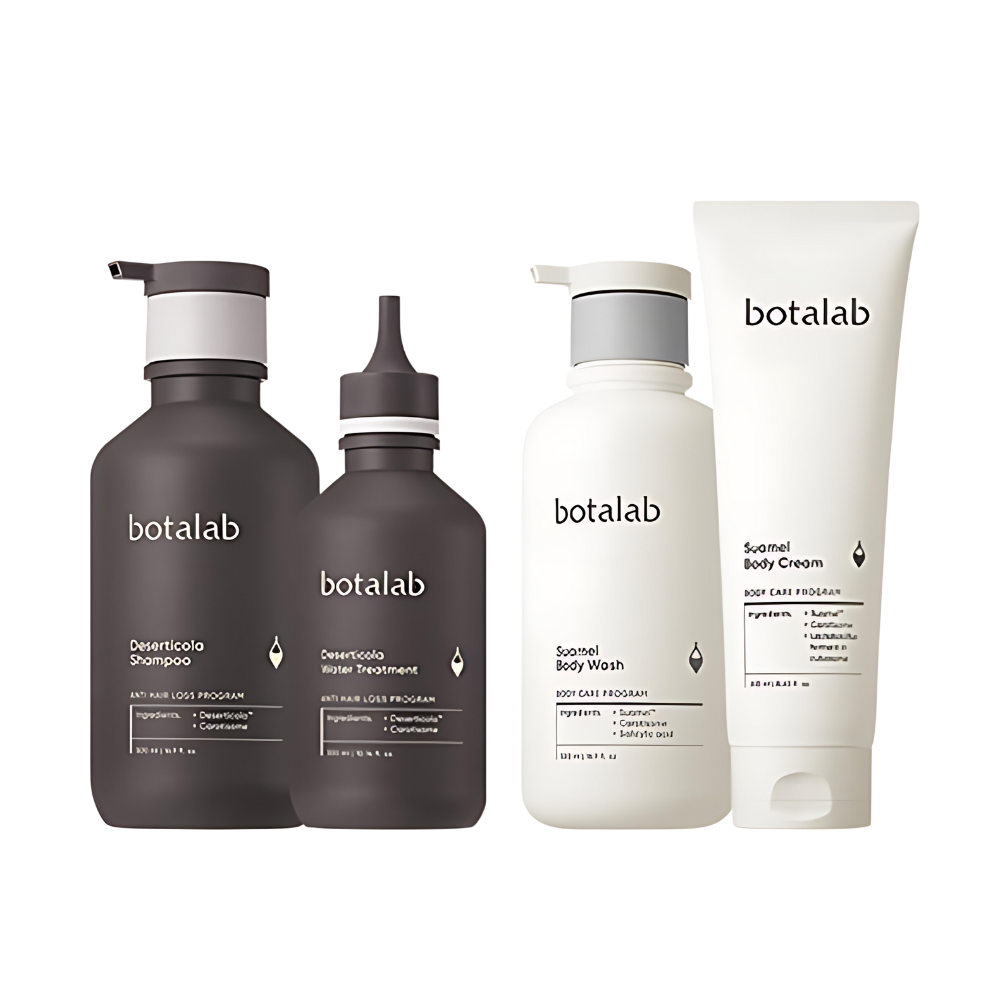 INCELLDERM Botalab All-In-One Package 4 Types: skincare set with various products for comprehensive skin care routine.