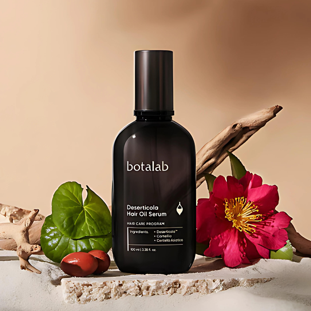 Nourish your hair with INCELLDERM Botalab Deserticola Hair Oil Serum 100ml for a glossy finish.