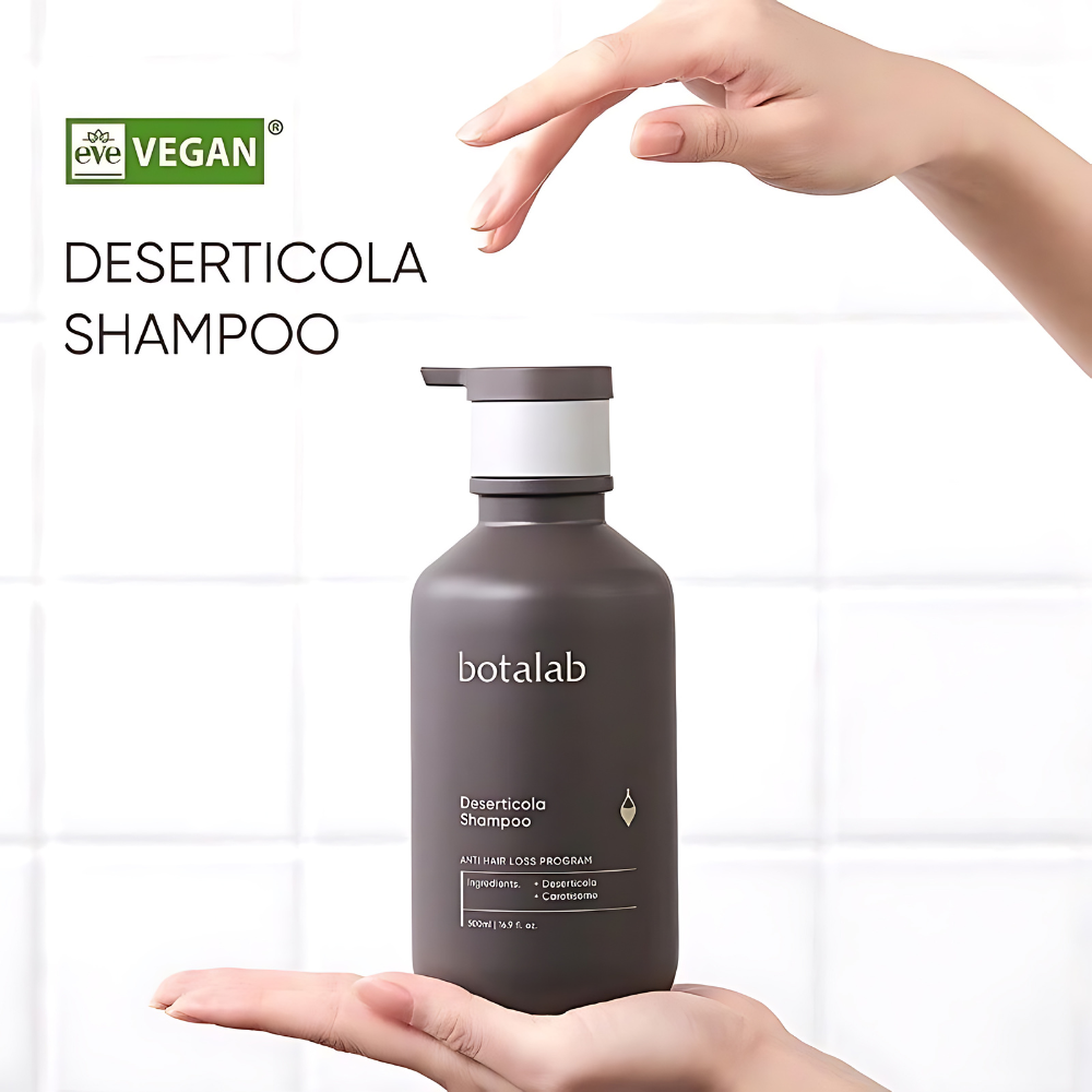 INCELLDERM Botalab Deserticola Shampoo 500ml - Hydrating shampoo with Deserticola extract for nourished hair.