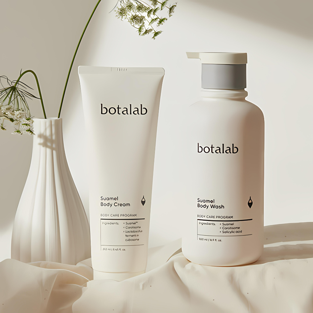 Luxurious INCELLDERM Botalab Suamel Body Care Set for smooth and hydrated skin.
