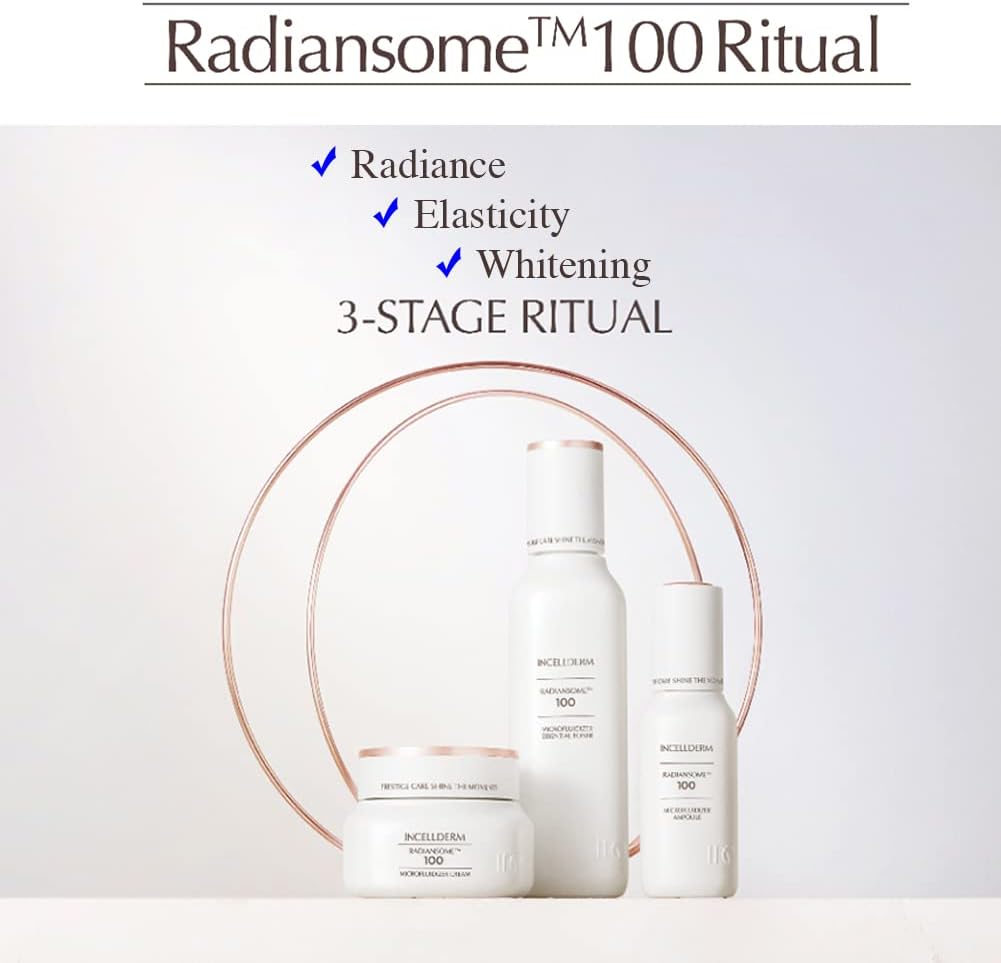 100ml of INCELLDERM Radiansome100 microfluidizer Essential Toner.