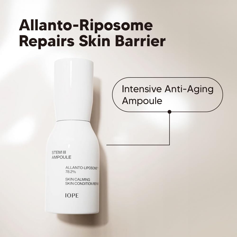 IOPE Stem III Signature Set repairing Kiehle Atlantisome skin barrier.