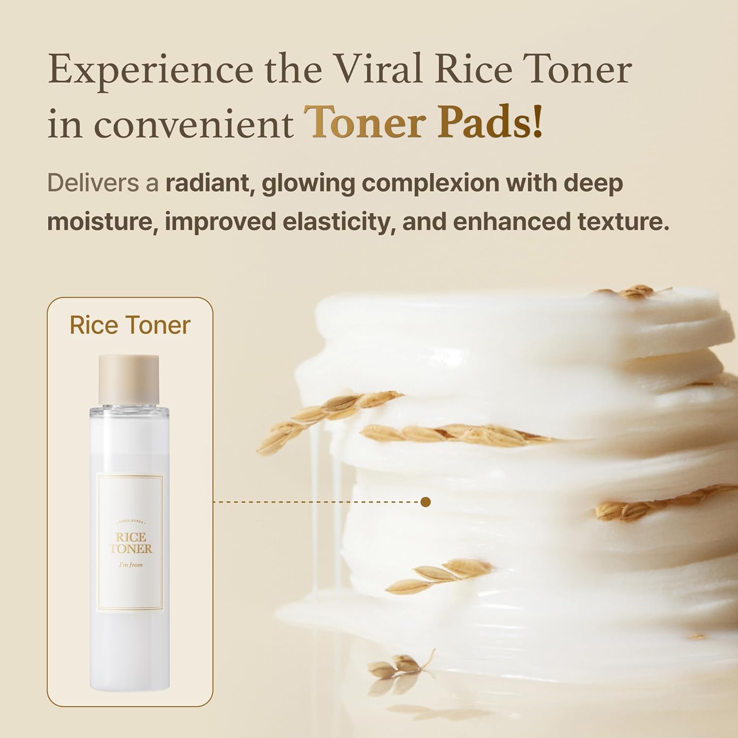 I'm from Rice Toner Pad 140ml x 60ea