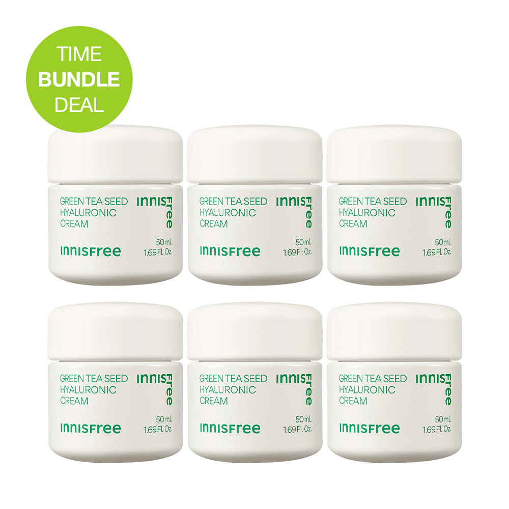 ★Bundle Deal★ Innisfree Green Tea Seed Hyaluronic Cream 50ml