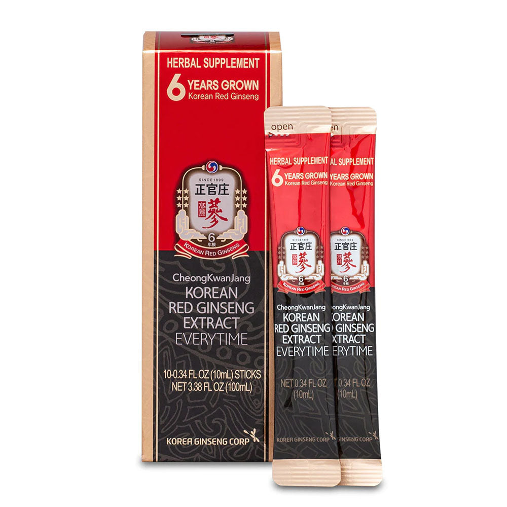 3g Extract Stick Korean Red Ginseng by Jung Kwan Jang, 10ml x 30 pouches.