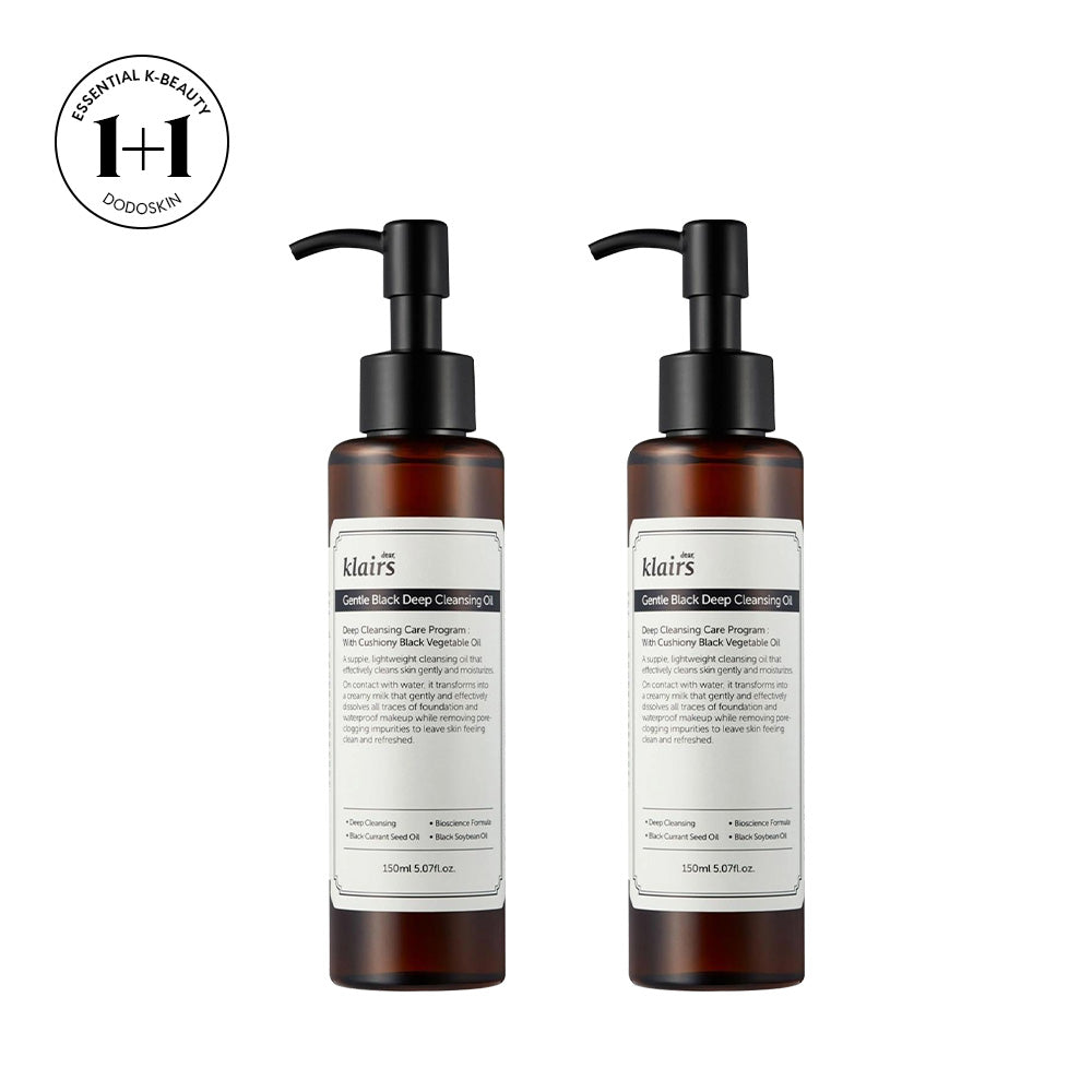 💛1+1💛 Klairs Gentle Black Deep Cleansing Oil 150ml