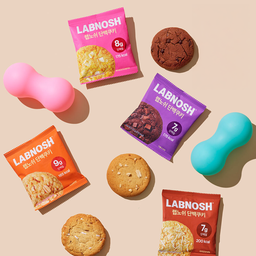 LABNOSH Protein Cookie 40g *10ea (5 Flavor)